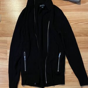 Women’s Black Zippered INC Sweater